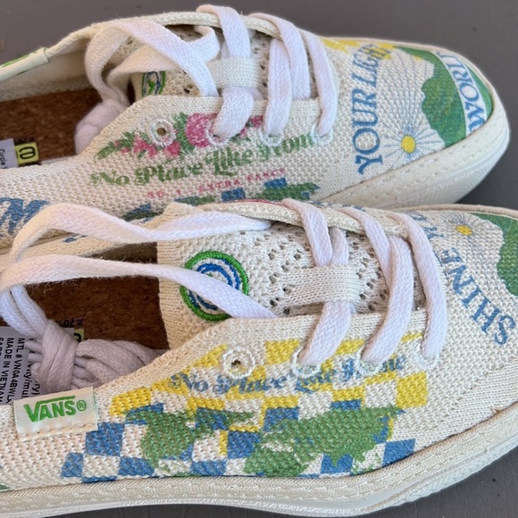 42) VANS circle bee shoes eco theory NWT sz 7 woman’s - Picture 10 of 11